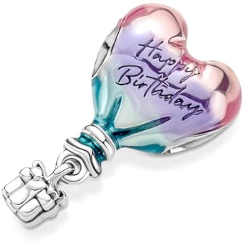 Arabest Pandora Happy Birthday Hot Air Balloon Charm Bracelet Charm Moments Bracelets - Stunning Women's Jewelry - Gift for Women - Made with Sterling Silver & Enamel, With Gift Box - Image 4